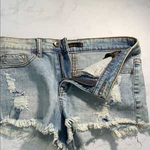 Light Blue Klique B Demin Shorts